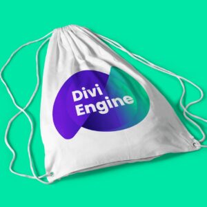 Divi Engine String Bag (Big Logo) (Copie3)