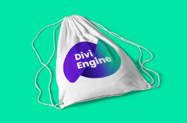 Divi Engine String Bag (Big Logo) (Copie)